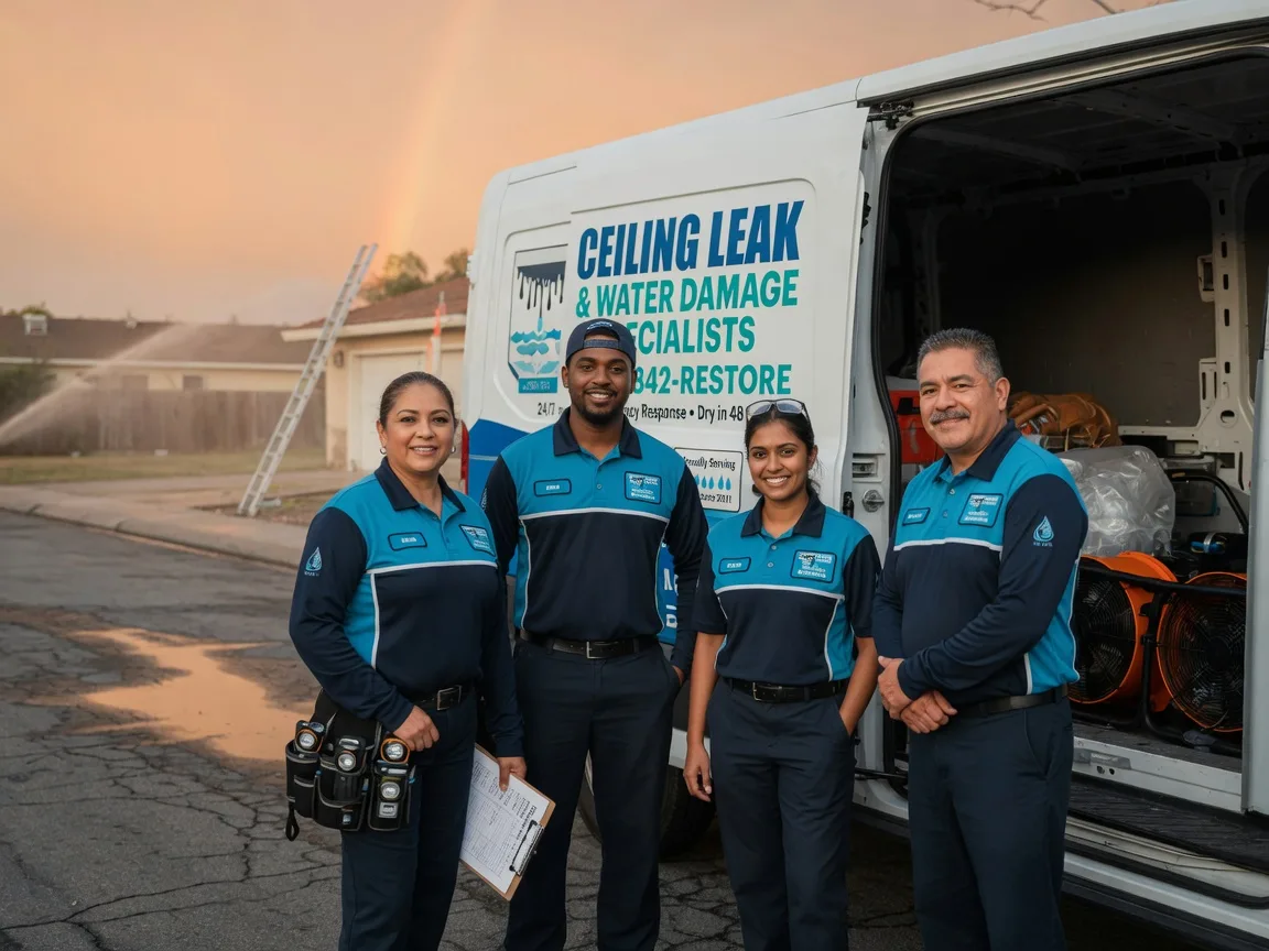 Ceiling Leak Cleanup company in Palo Verde, CA