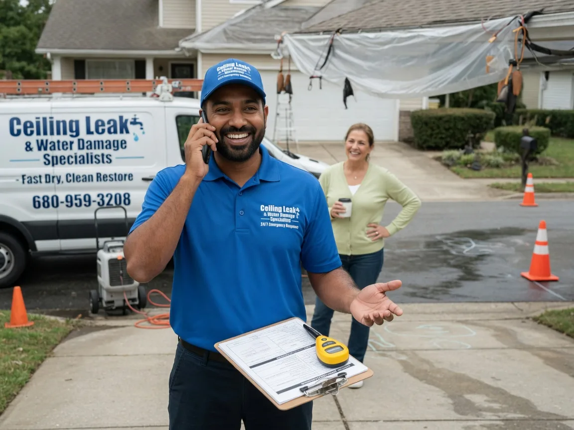 Ceiling Leak Cleanup Palo Verde, CA FAQs